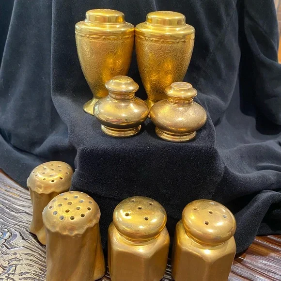 ‼️SOLD‼️Collection S&P Gold Plated Shakers - Picture 11 of 11